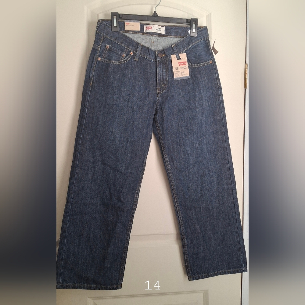 NWT Levis 550 relaxed sz 10 hushky 30x26 boys casual school party church western